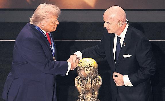 Infantino sorry for England jibe but not Trump