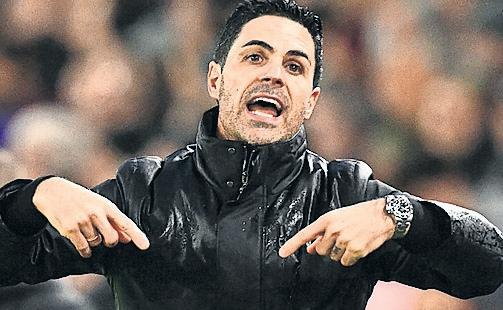 Arteta laughs off Scholes' 'boring' tag