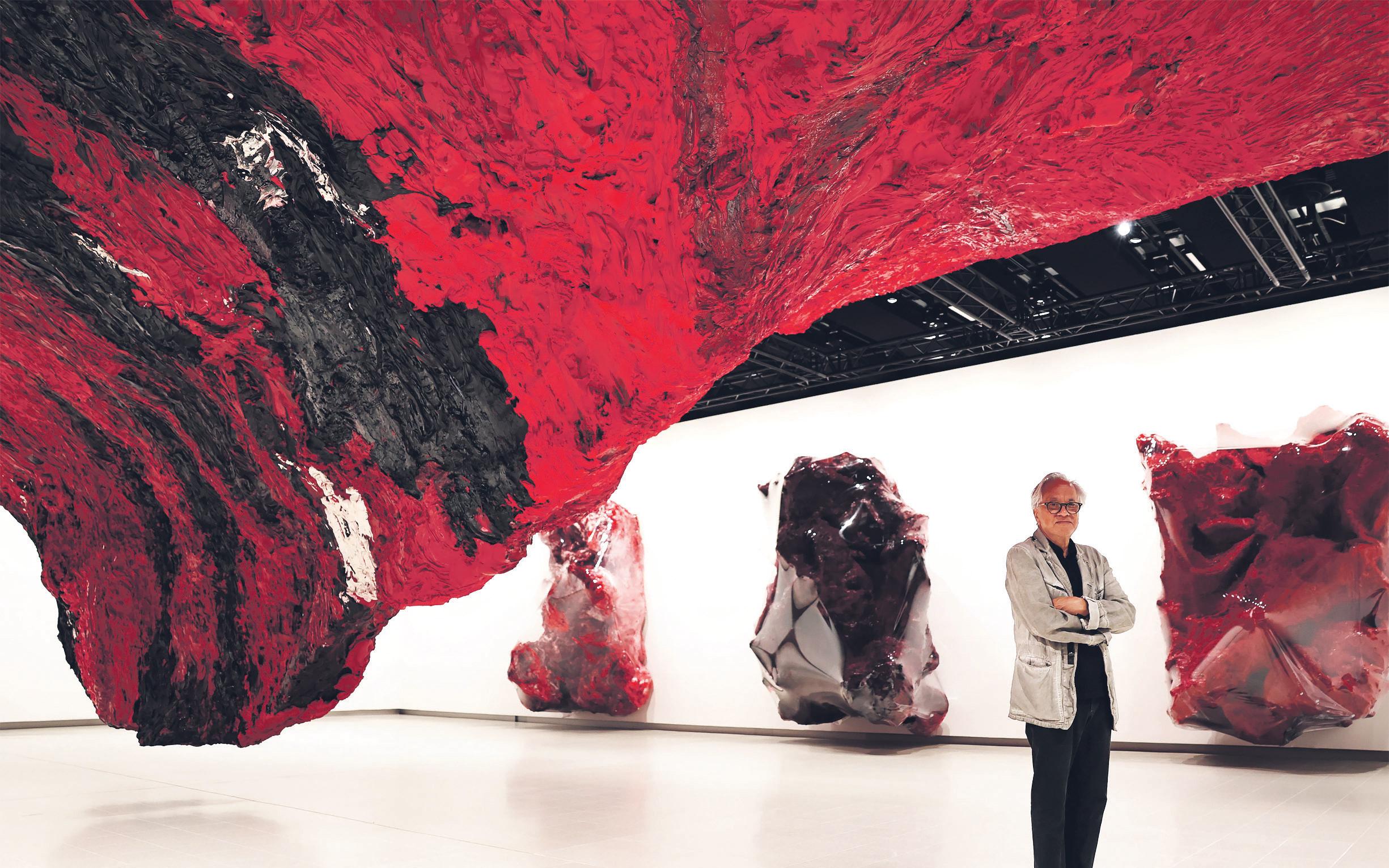 Art review Kapoor does mortality and God in this metaphysical rollercoaster