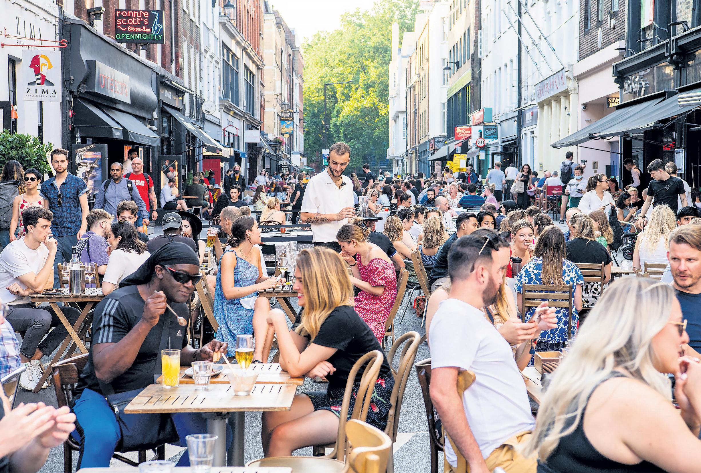 Mayor of London to overrule local council over alfresco dining in Soho next summer