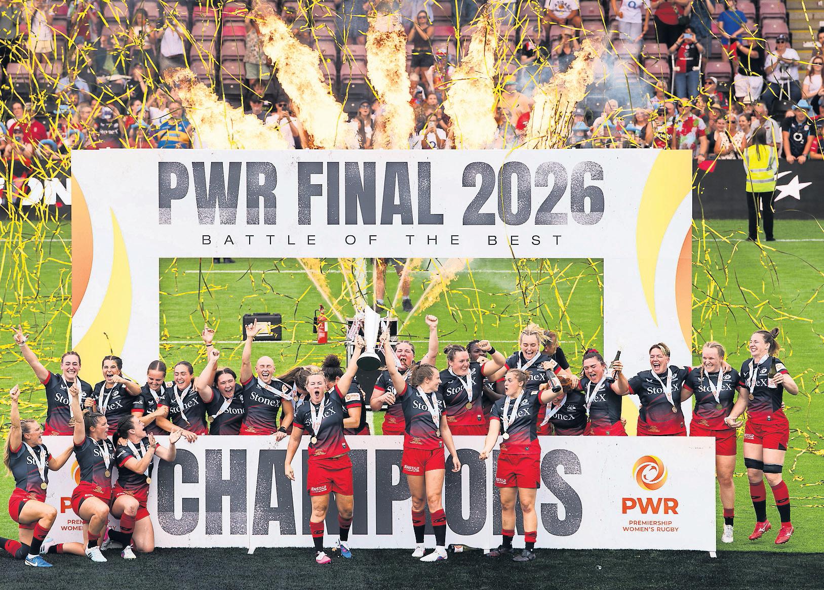 Saracens cruise past Trailfinders to win title