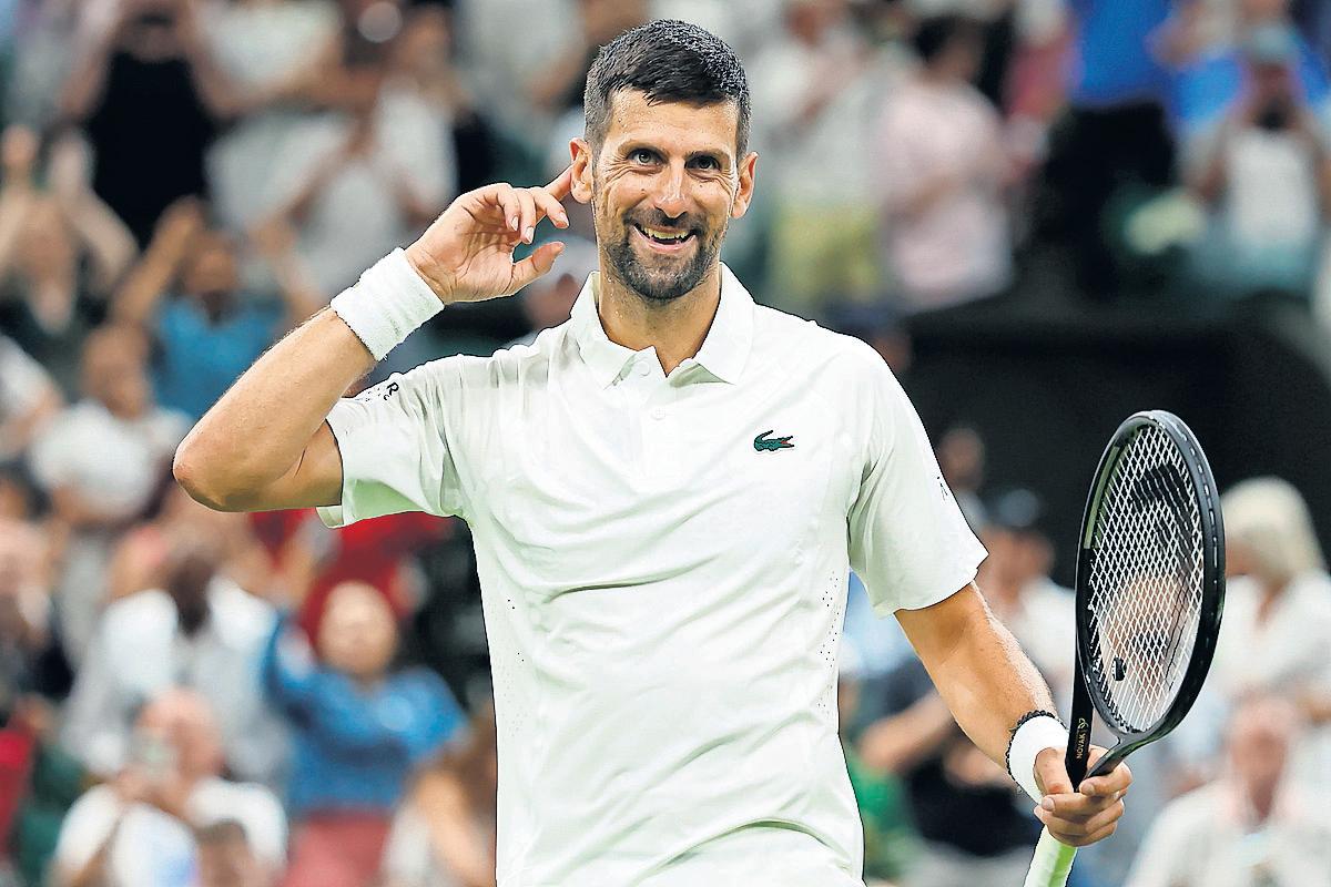 Djokovic starts record quest by battling past talented Wu