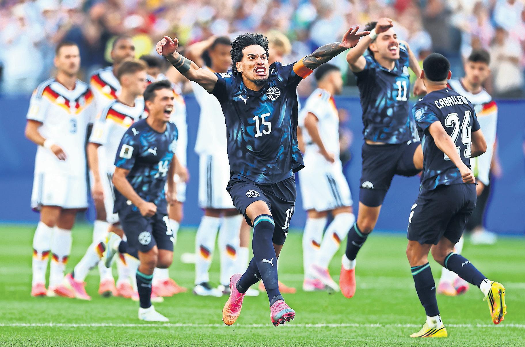 Germany's penalty aura shattered by resolute Paraguay