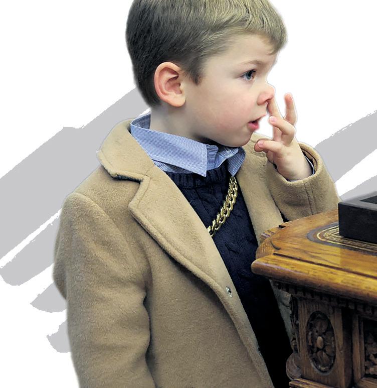 Four-year-old X blended in perfectly in the Oval Office with all the other bogeymen