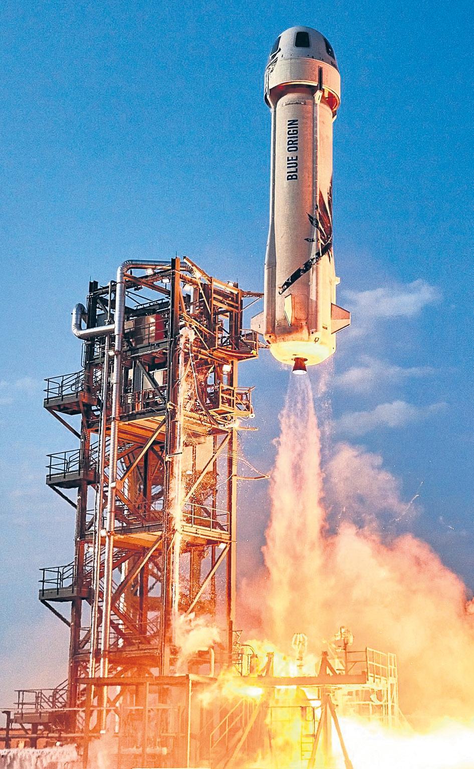 'Space is going to be glam': Bezos fiancee leads female space mission