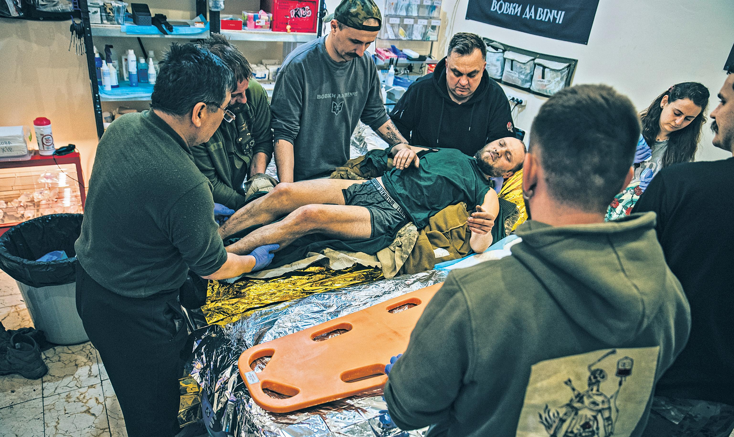 Still the injured pour in as Russia's barbarous war grinds endlessly on