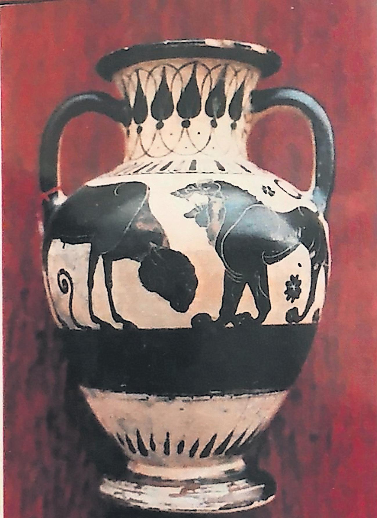 Ancient urn removed from sale may have been illegally dug up