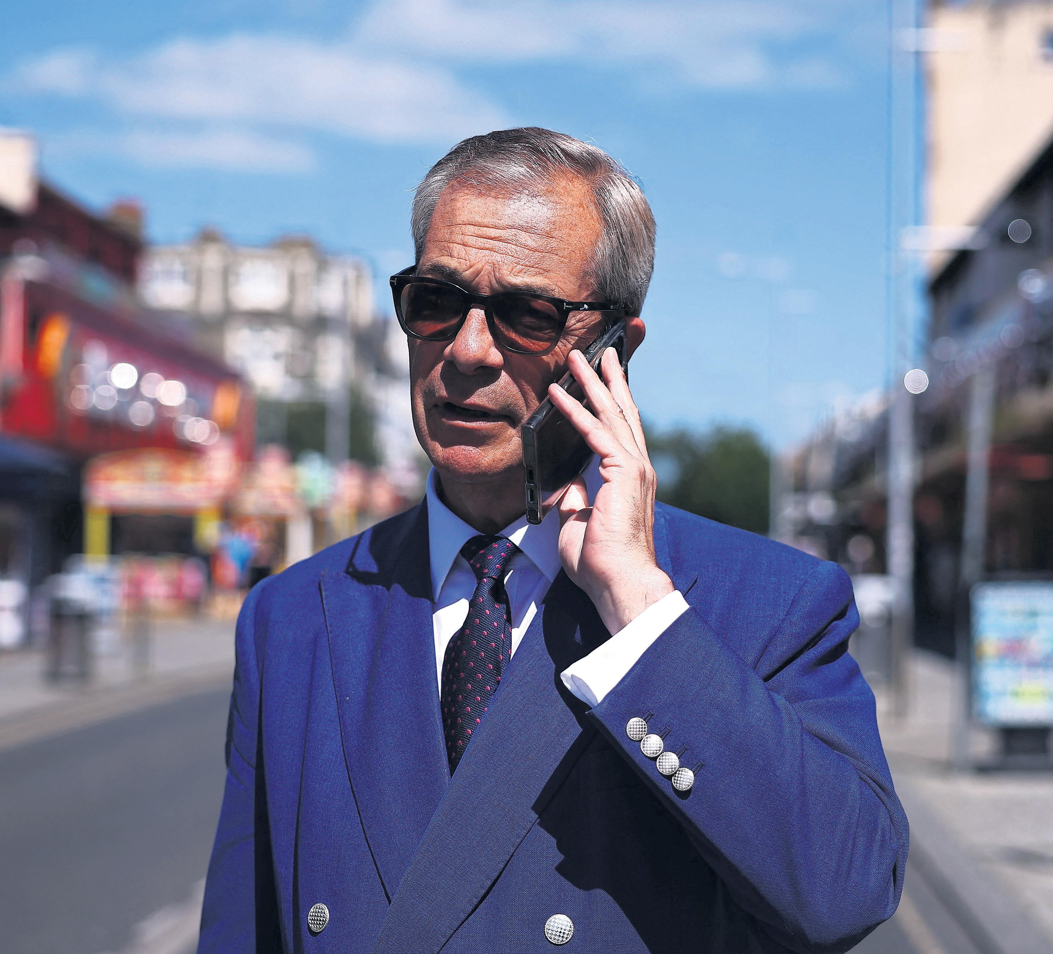 Profiting in plain sight, Farage could earn a fortune by talking up bitcoin company