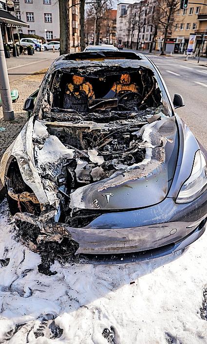 Highly charged Teslas targeted as anti-Musk protests spread