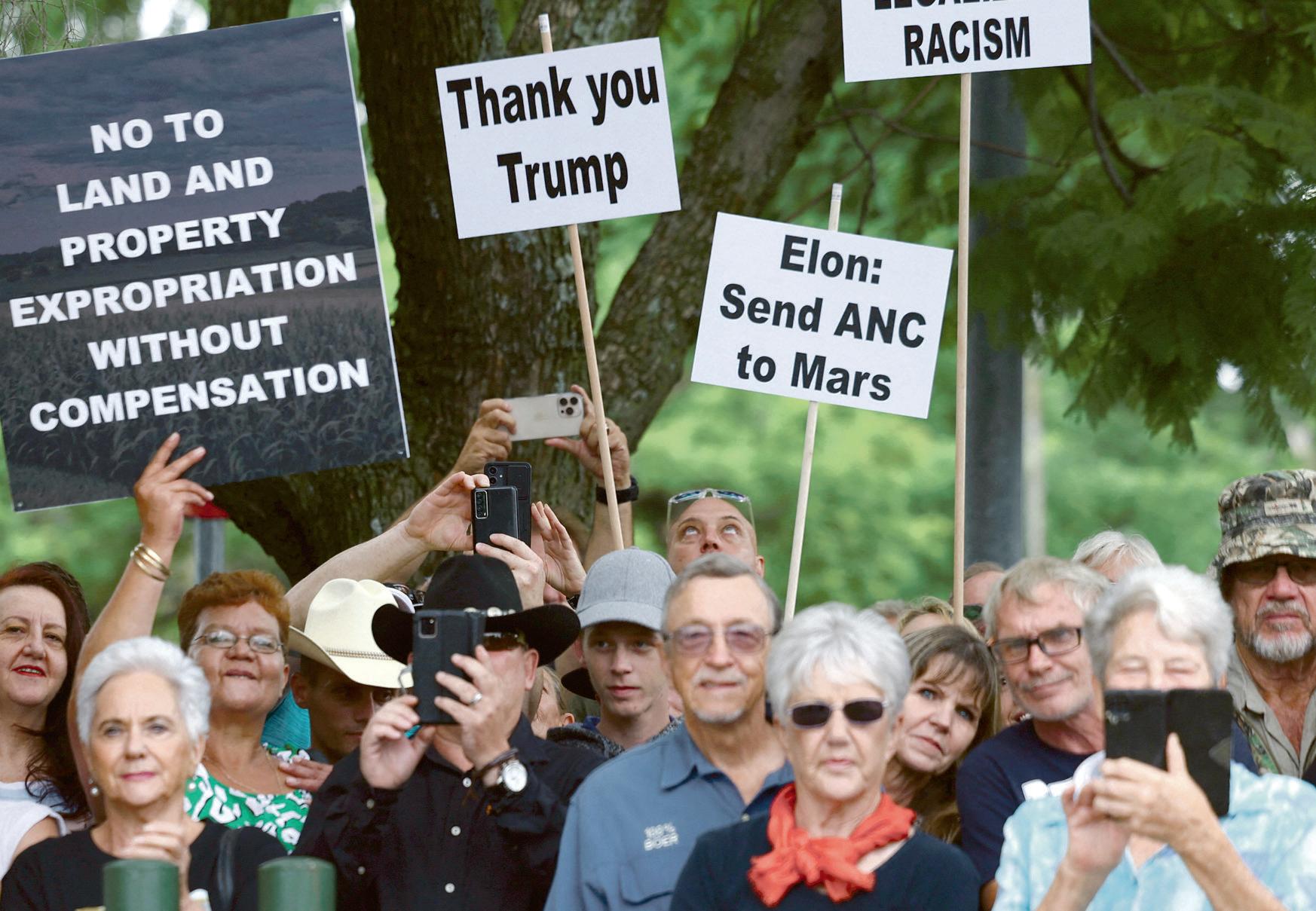 Afrikaners relish the prospect of asylum in Trumpland
