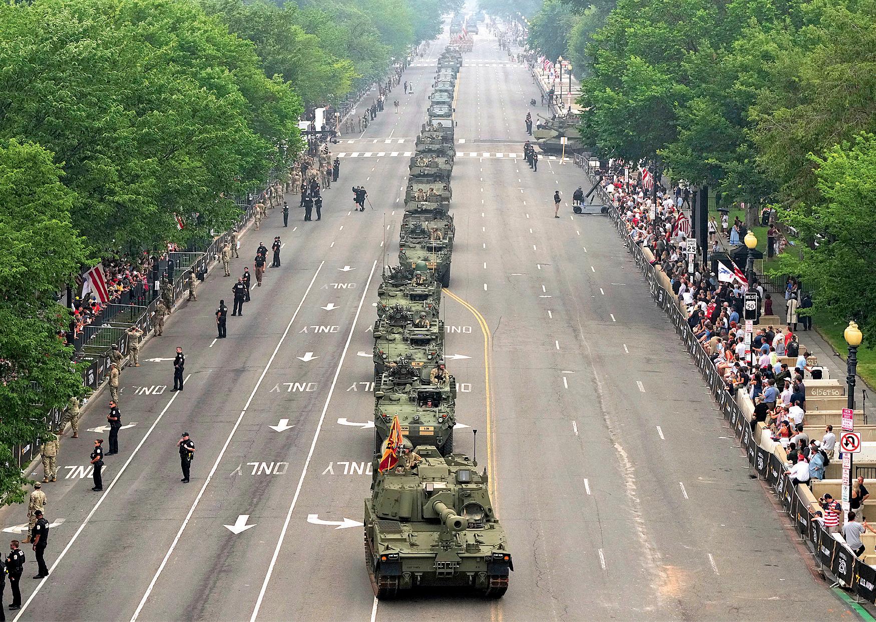 'Kind of lame' A military show of force that passed America by