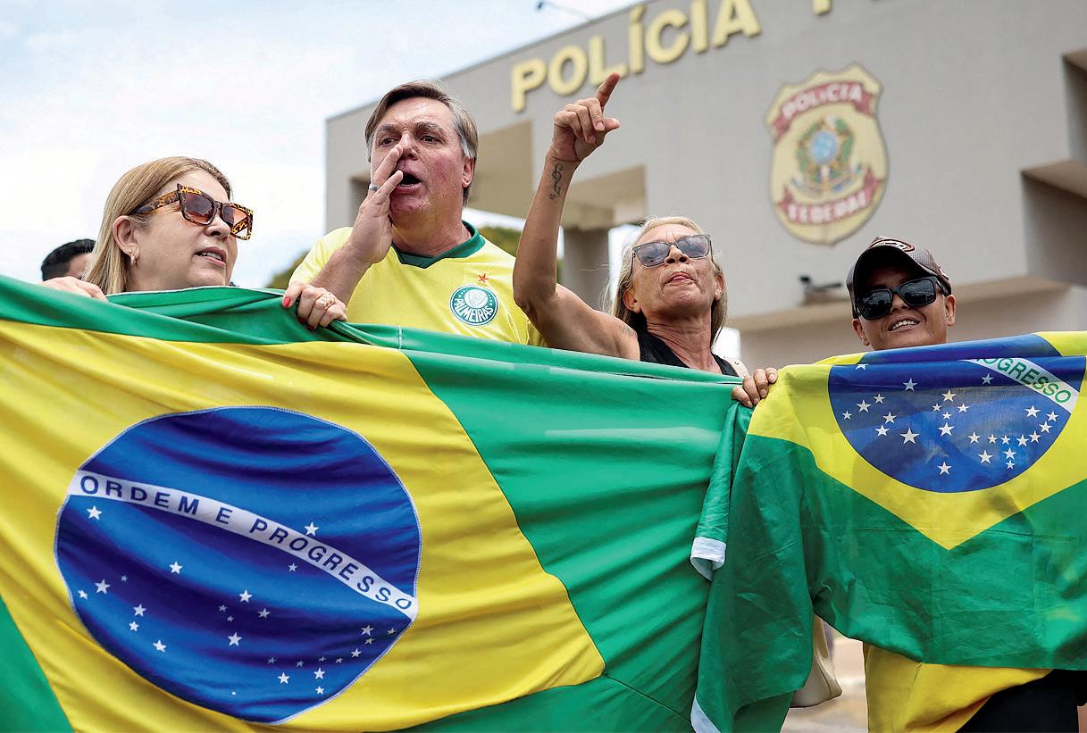 On the inside Support falls as Bolsonaro begins his jail sentence