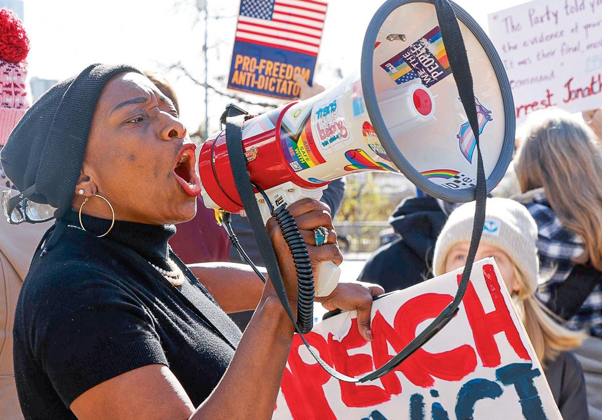 Demonstrators voice fury over ICE's fatal shooting of Renee Good