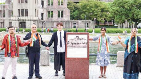 Hiroshima survivors felicitate PM Modi for promoting peace and nuclear disarmament