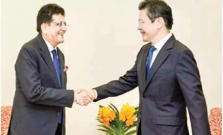 Goyal meets Singapore’s PM to enhance trade, partnership