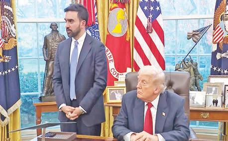 TRUMP PRAISES 'PRODUCTIVE' MEETING WITH MAMDANI