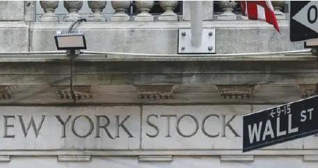 WALL STREET RISES TO THE EDGE OF ITS ALL-TIME HIGH