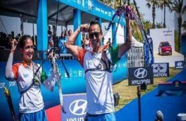 TARUNDEEP RAI, RIDHI CLINCH RECURVE MIXED TEAM GOLD
