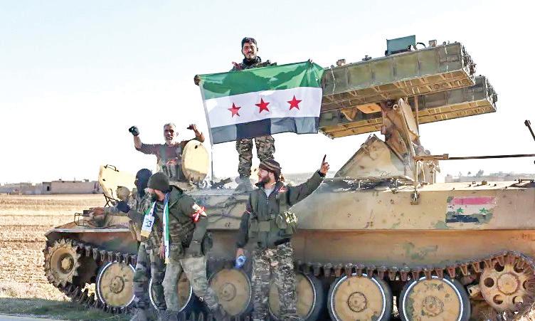 SYRIAN REBELS PUSH TOWARD HAMA AFTER TAKING ALEPPO