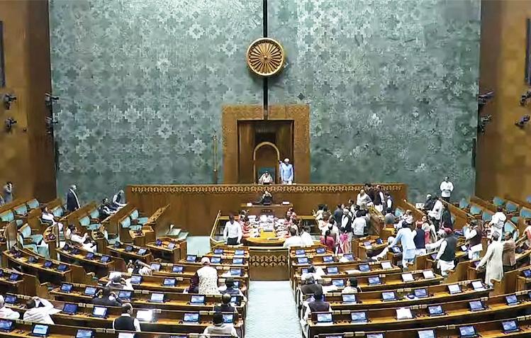 LS ADJOURNED AMID DIN