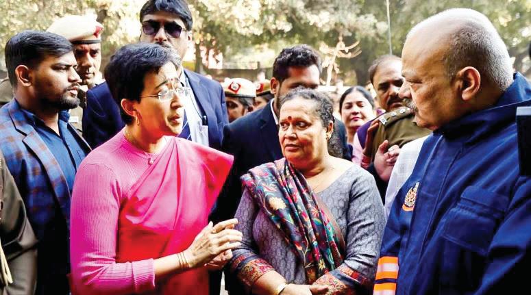 Atishi promises action after Rajouri Garden fire