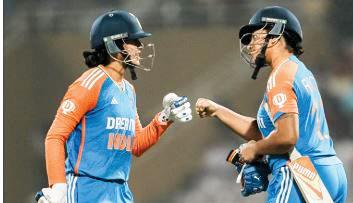 Women's T20I: Richa Ghosh, Smriti Mandhana in record books as India make 217/4