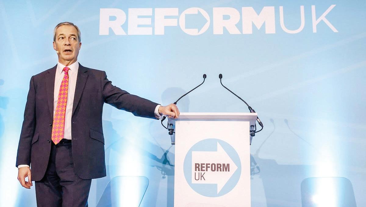 UK Poll Shows Right-Wing Reform Is Close Second Behind Labour Party