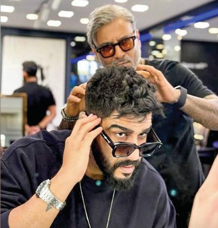Arjun Kapoor flaunts his new hairdo on social media