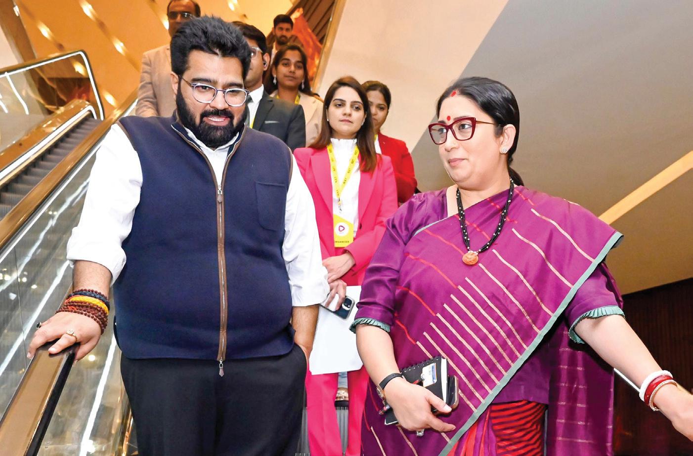 'ONE OF THE GREATEST FALLACIES IS BELIEVING TECH IS AGNOSTIC TO BIAS': SMRITI IRANI