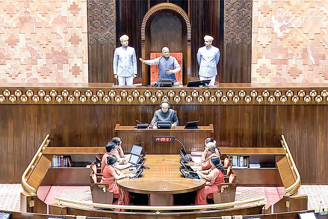 RUCKUS IN RAJYA SABHA OVER MUSLIM QUOTA IN KARNATAKA