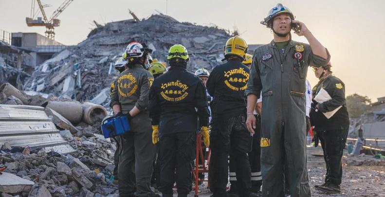Bangkok: 30-Storey Building Collapsed in Earthquake, Rescue Underway