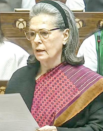 Speaker Chides Sonia Gandhi