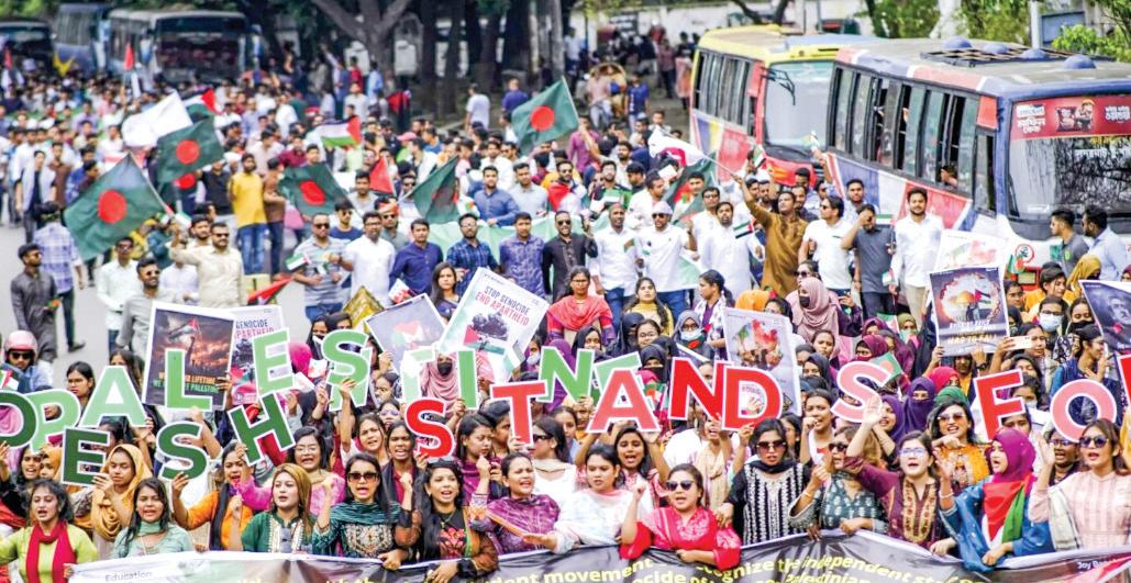 Pro-Gaza protests: B'desh arrests 49 for violence