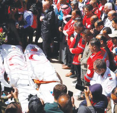 Israeli military admits 'professional failures' over Gaza paramedic killings