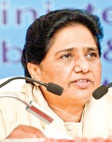 Mayawati slams SP over poster comparing Akhilesh to Ambedkar