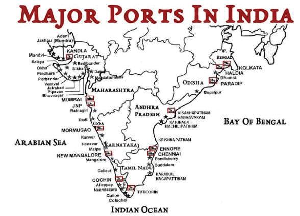 Major Ports In India