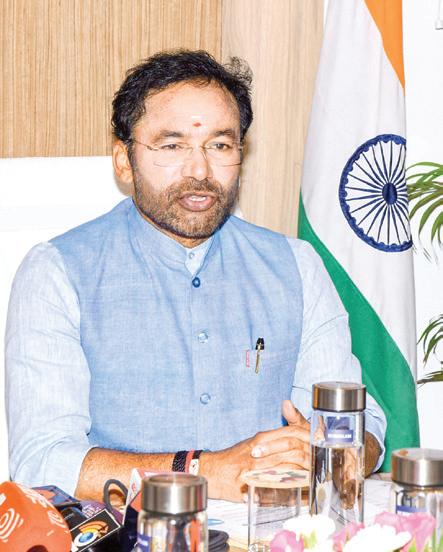 Tiranga Yatra to be held in Hyderabad today: Minister G Kishan Reddy