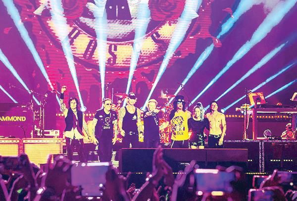 Rock band Guns N' Roses returns to India after 13 years