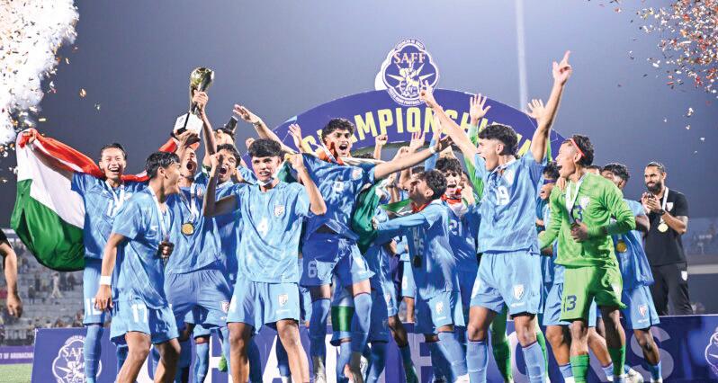 India Crowned SAFF U19 Champions