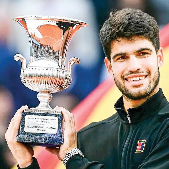 Carlos Alcaraz Beats Jannik Sinner to Win Italian Open