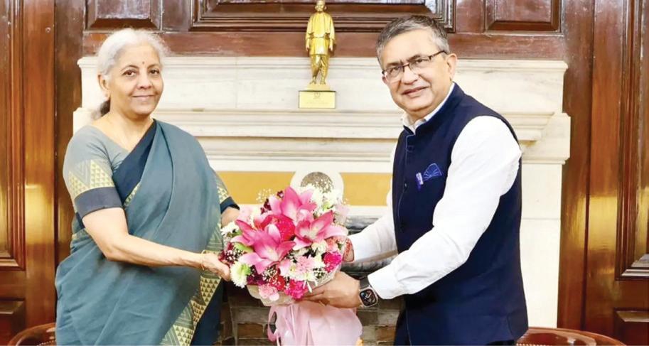 NSE MD Meets Finance Minister Nirmala Sitharaman
