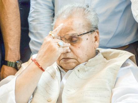CBI Files Chargesheet Against Ex-J&K Guv