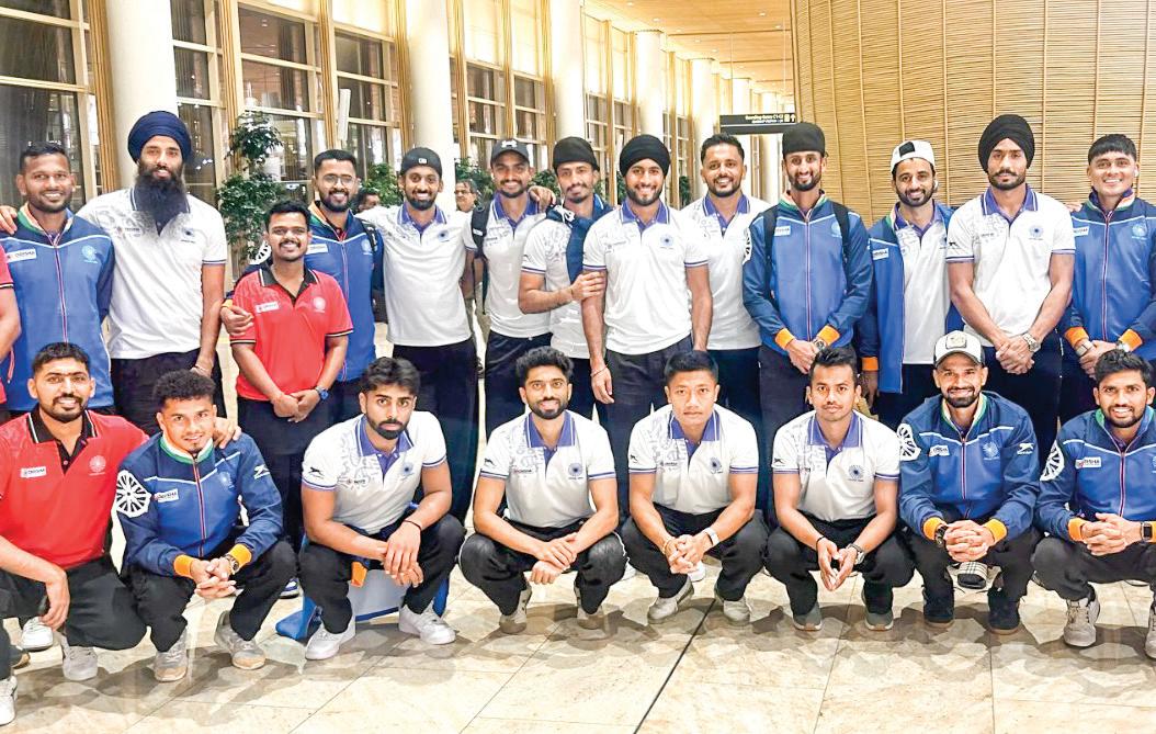 Indian Men's Hockey Team Leaves for European Leg