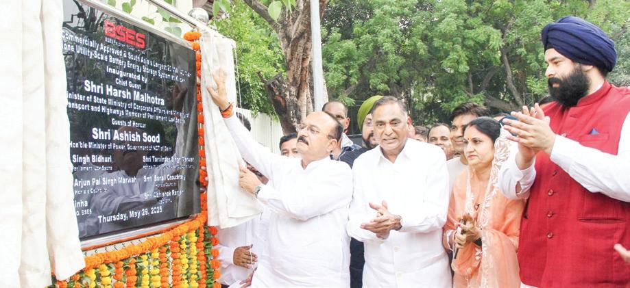Sood Inaugurates India's Largest Standalone Battery Storage System