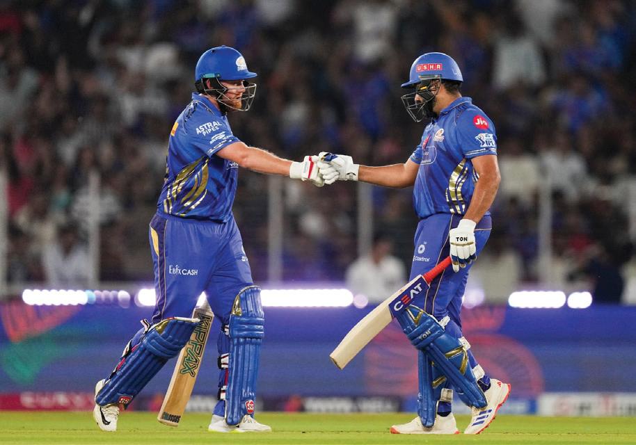 Mumbai Indians Power Past 200 After Dhir's Late Flourish