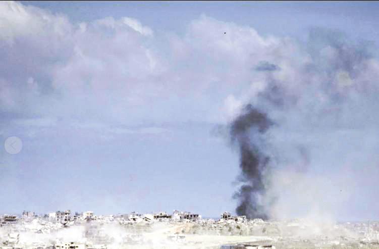 An Israeli Strike on Gaza Kills 14 Palestinians