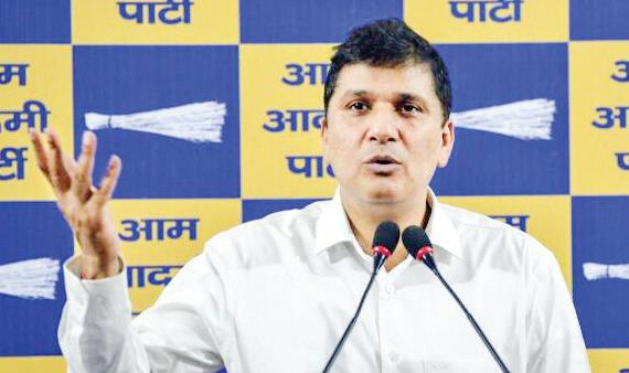 AAP Attacks BJP Over Madrasi Camp Evictions