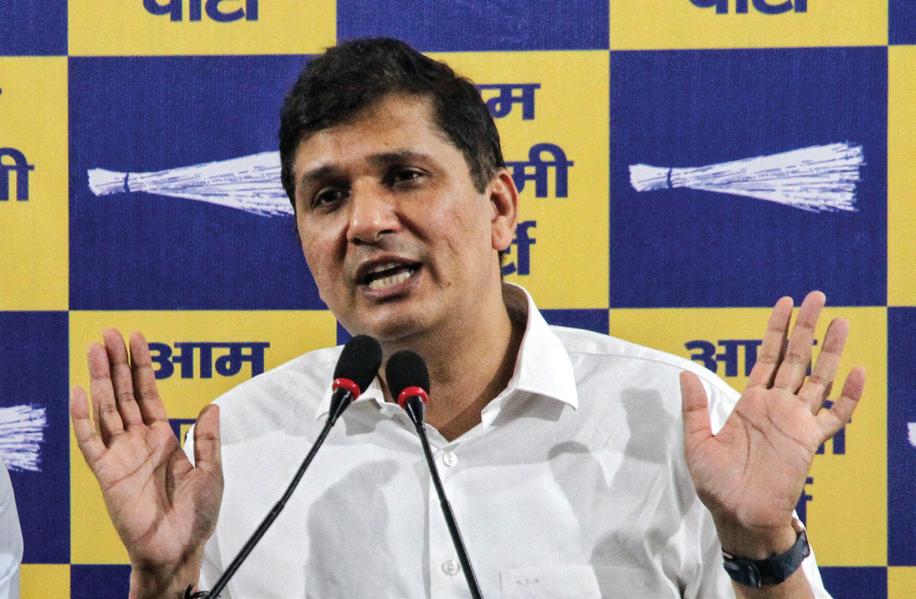 AAP's Bhardwaj targets BJP government over demolition at Madrasi Camp