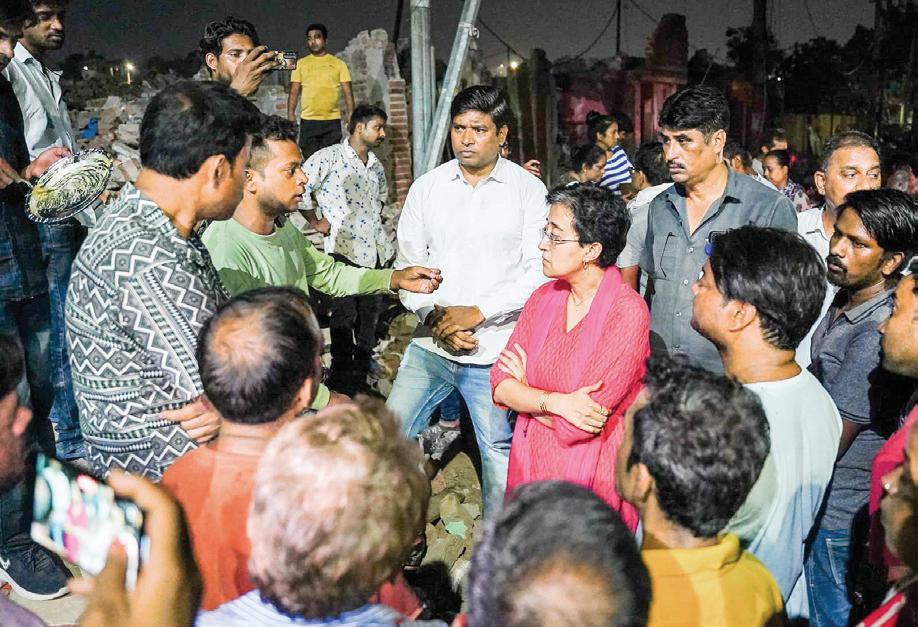 Many families did not have place to sleep: AAP after demolition
