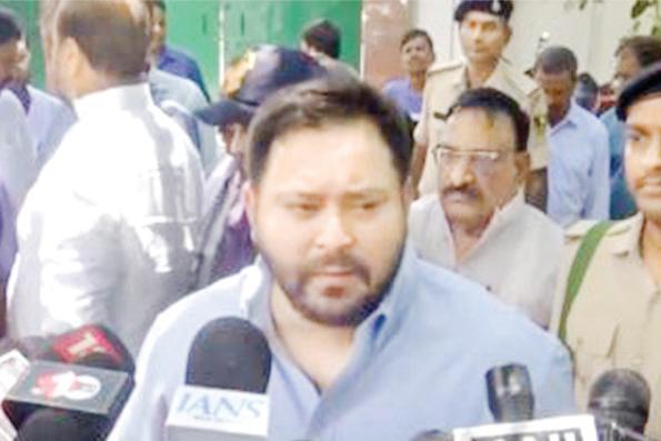Tejashwi Slams CM Over NDA Leaders' Relatives' Appeasement